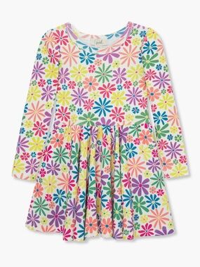 Peek Daisy Fit & Flare Dress | Girls Size 8 | Nordstrom